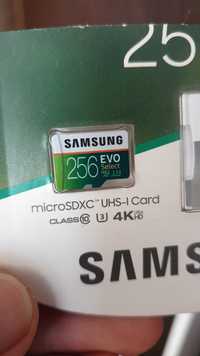 Card Samsung EVO Select microSDXC, 256 GB, 100 Mbps, Clasa 10