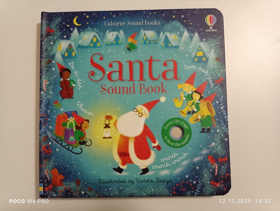 Usborne cu sunete Santa Sound Book noua
