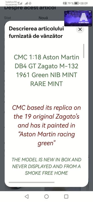 Aston Martin db 4 Zagato (CMC)