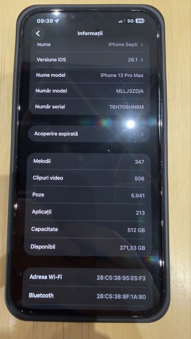 Iphone 13 pro max 512 gb ingrijit