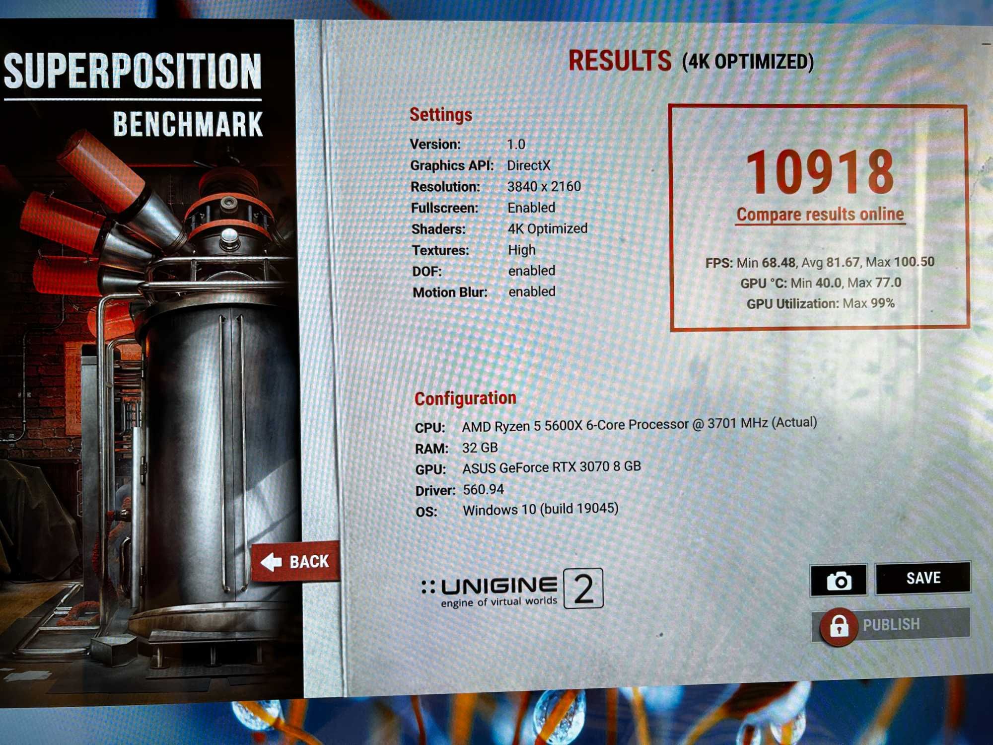 Геймърски Ryzen 5 5600X/RТX 3070 OC/32gb рам/Nvme 1tb/NZXT Top