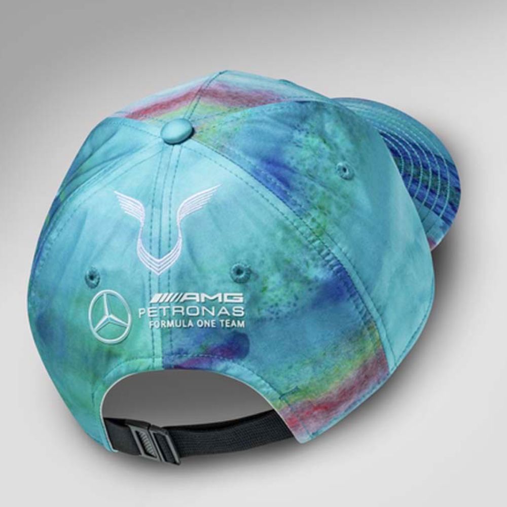 Оригинална мъжка шапка Mercedes Benz AMG Petronas F1 Ocean Blue
