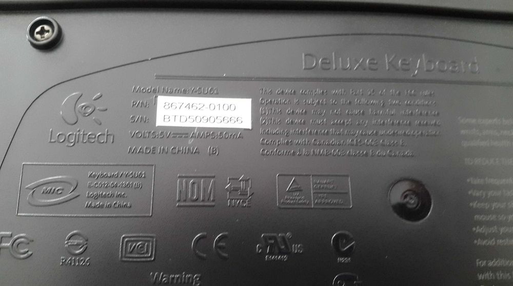 Logitech tastatura si mouse