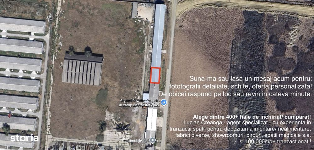 Hala 297mp, zona Fiterman Tomesti