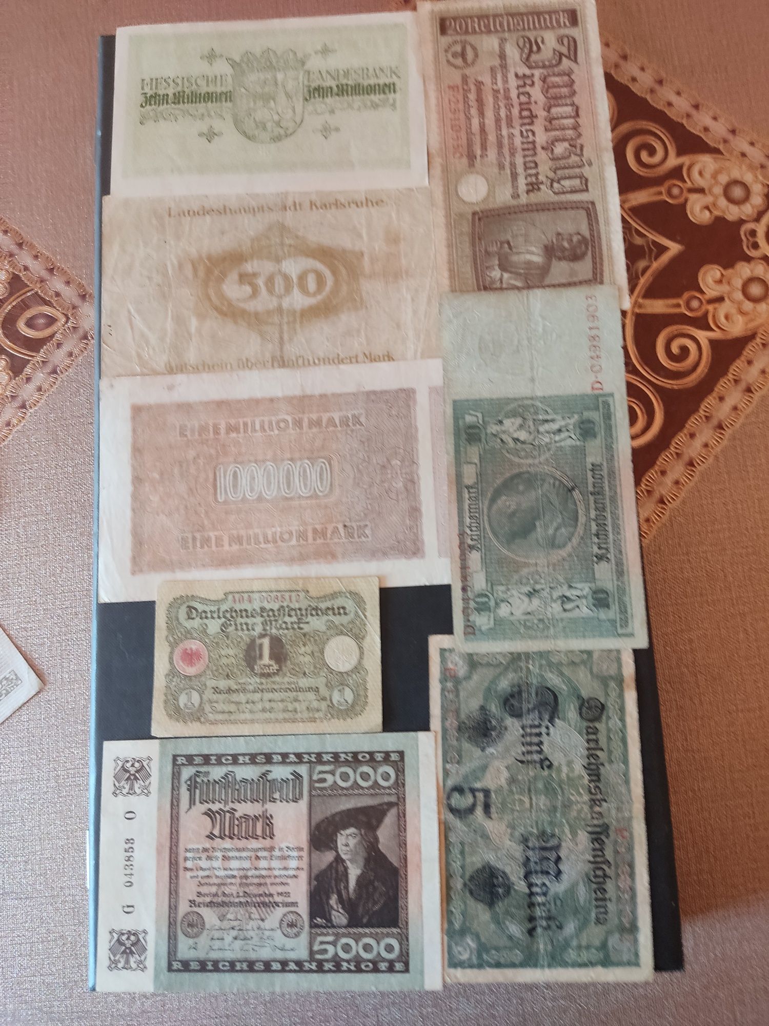 Monede din argint Germania 10 mărci aniversare și bancnote vechi Germ.