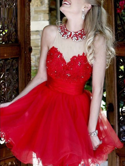 Rochie Sherri Hill(Nu Ana Radu) Ocazie/Nunta/Botez Neagra/Nude 34/Xs