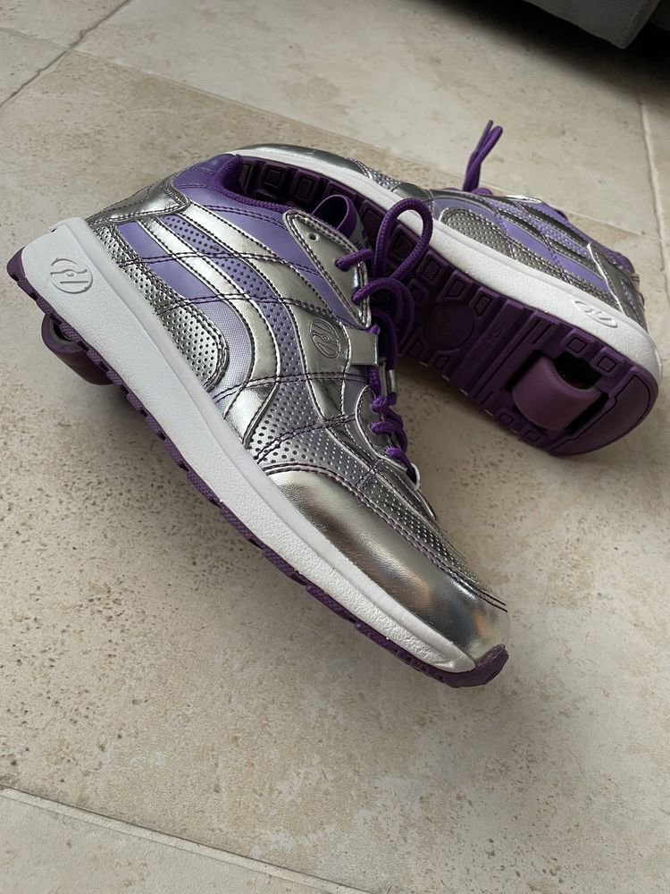 Heelys Nitro Silver/Violet-pantofi sport cu roti