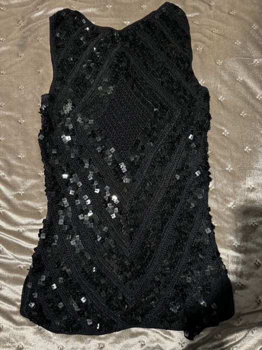 Топ за парти черен