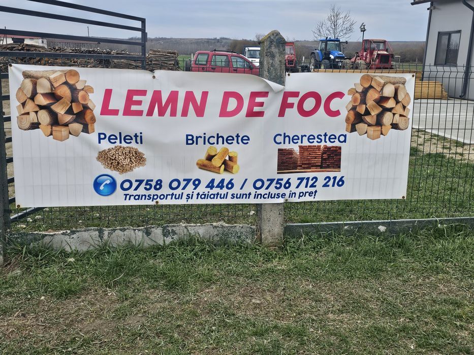 Lemn foc, peleti, brichete, cherestea