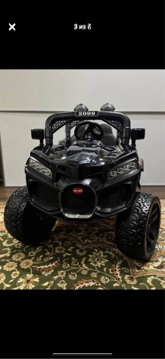 Bugatti bolalar mashinasi masofaviy pultli