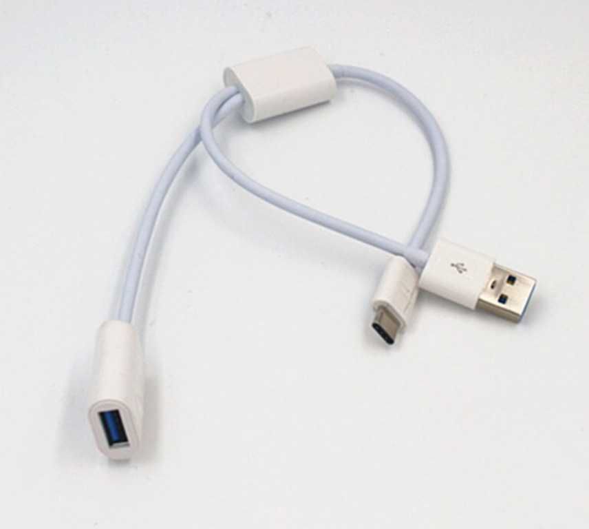 Разветвитель Type-C на USB OTG (мама) + USB (папа)