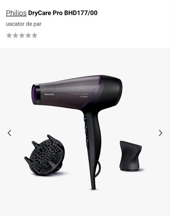 Set Uscator de par + Placa perfect functionale (aceeasi gama)