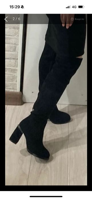 Зимние ботфорты 36 р