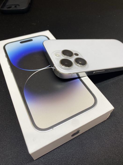 Iphone 14 pro silver in stare excenlenta