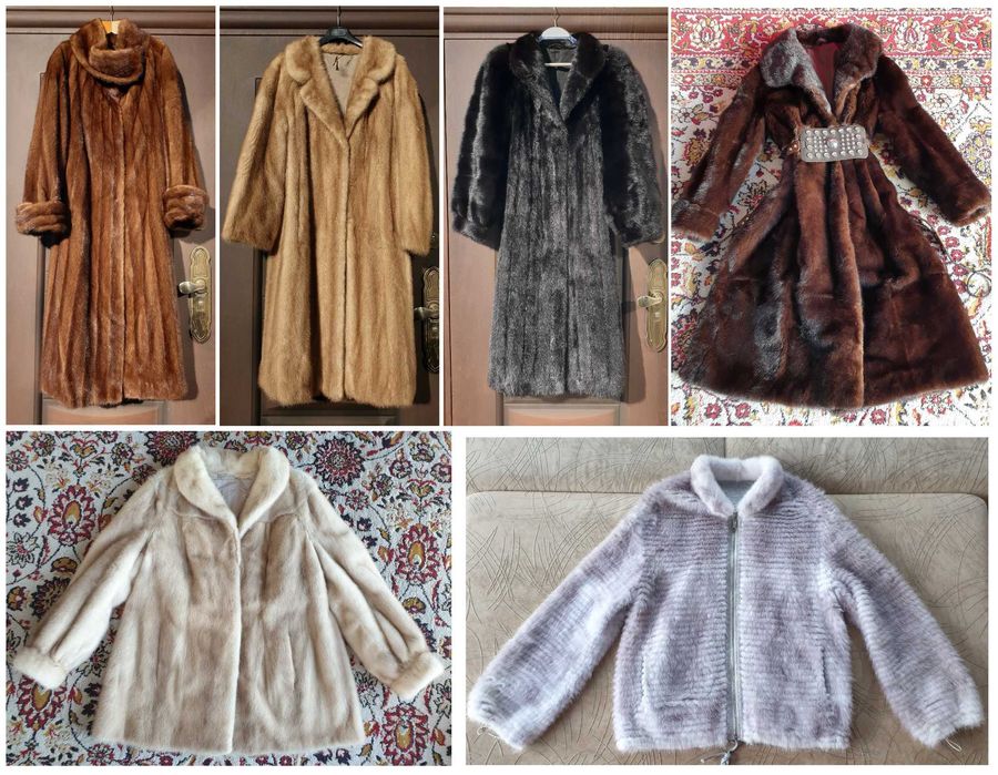 норка визон лисица swakara свакара манто S M L Joop! Manzoni Saga