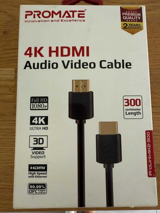 Cablu 4k HDMI Promate Audio Video