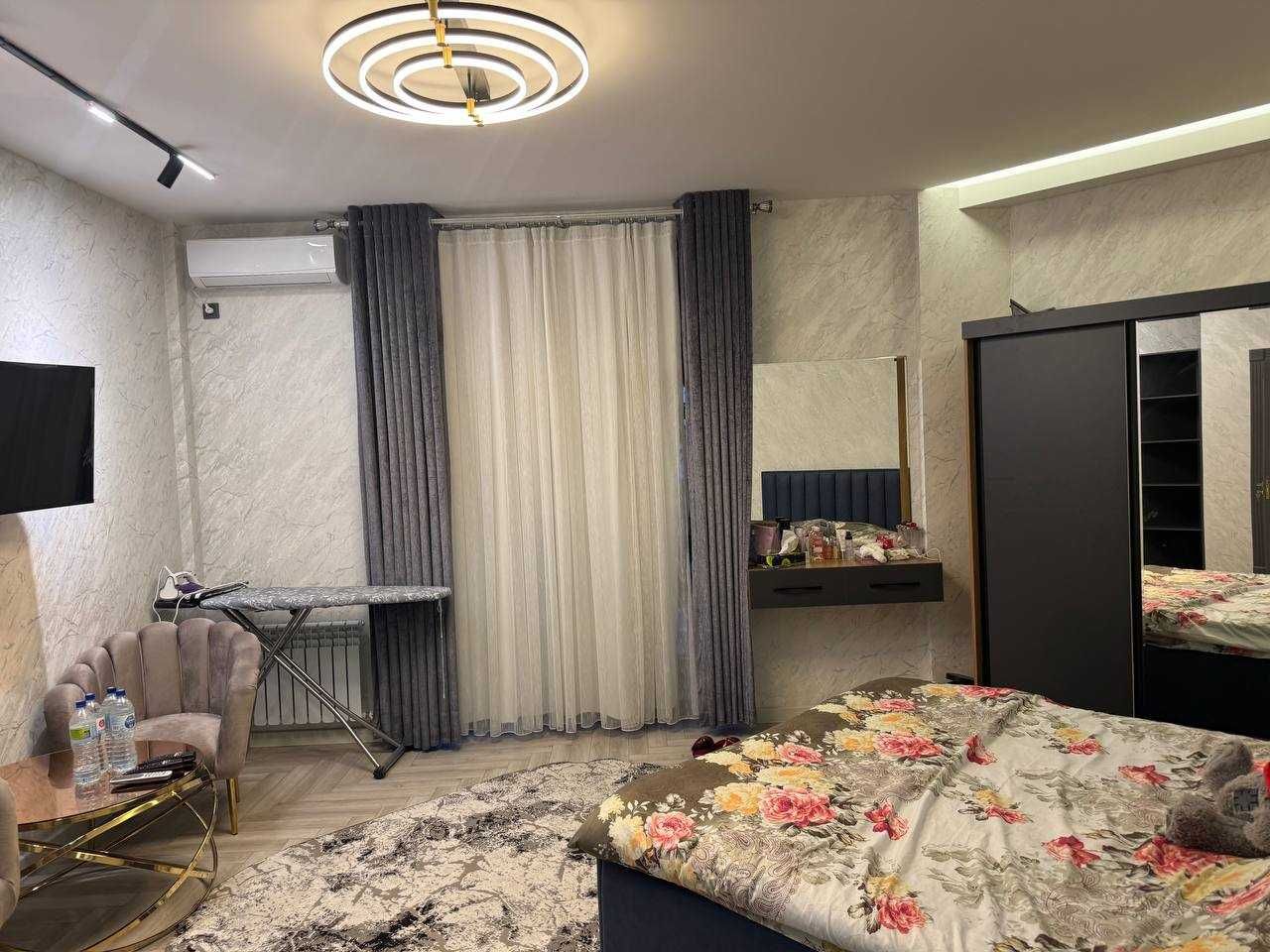 3-комн. 120 м² с мебелью и ремонтом, ЖК Moderno, Яккасарай, 3 этаж!`