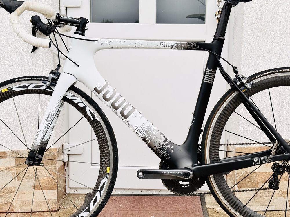 Cursieră CARBON ROSE XEON CW,jante carbon Mavic COSMIC SL,full ULTEGRA
