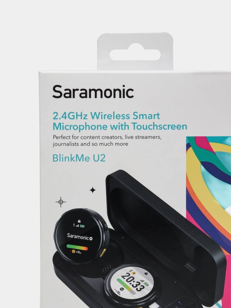 Saramonic BlinkMe U2 simsiz mikrofon — professional blogerlar uchun
