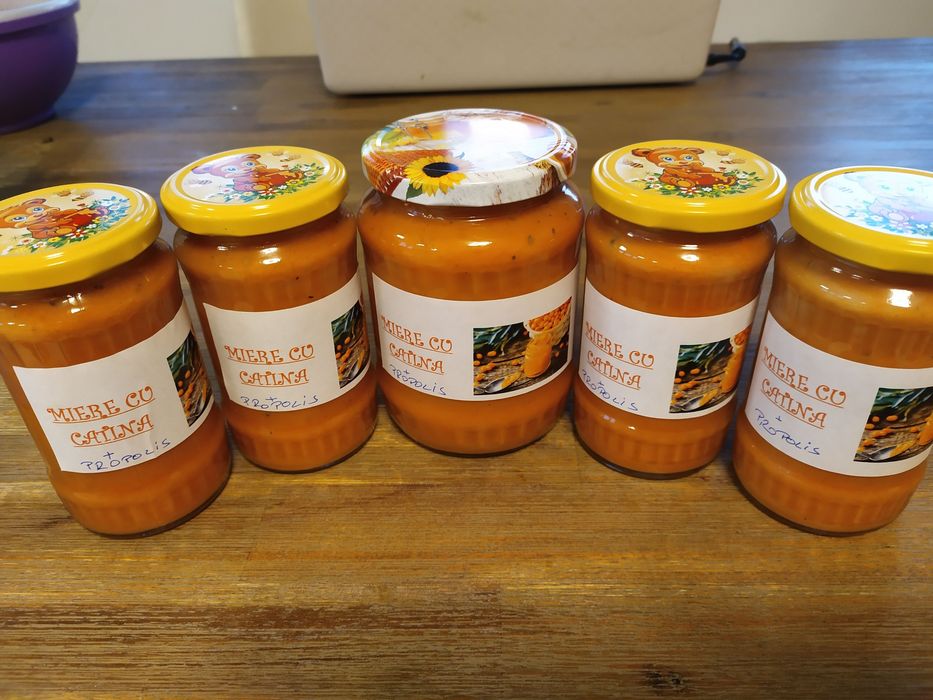 Sirop de cătină cu miere, ghimbir, propols, etc