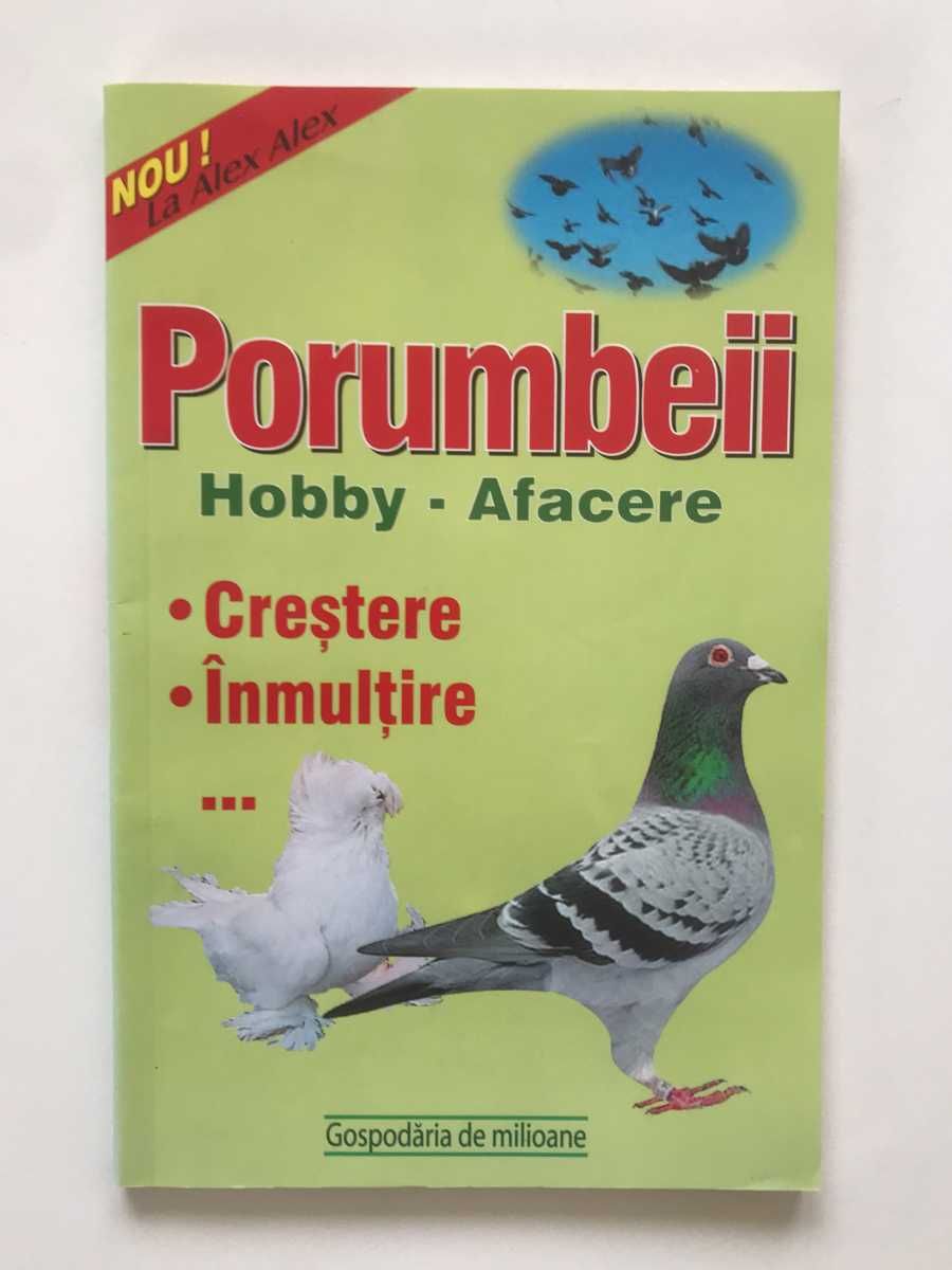 3 carti de hobby sau afacere cu  Strutul / Porumbeii / Paunul