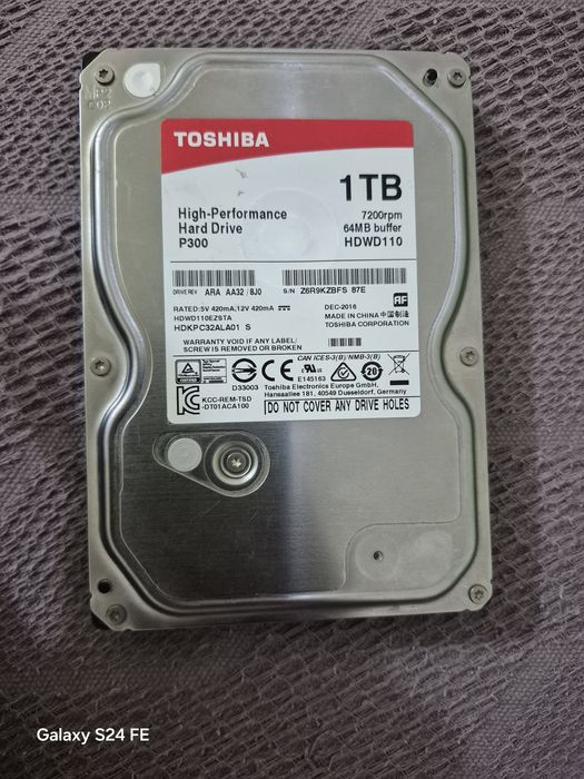 Продаю Жесткий диск TOSHIBA