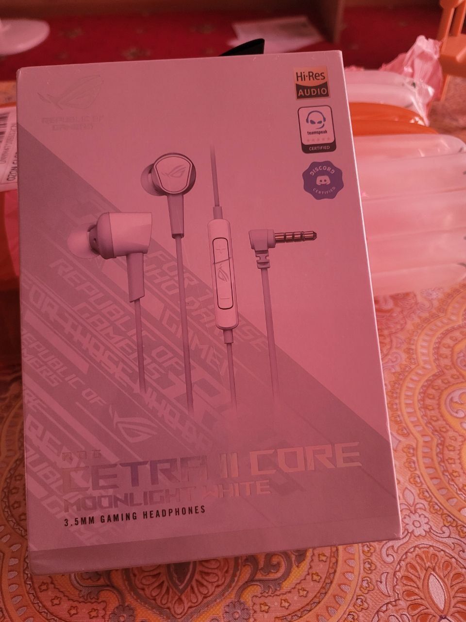 Brend asus rog cetra ii core white