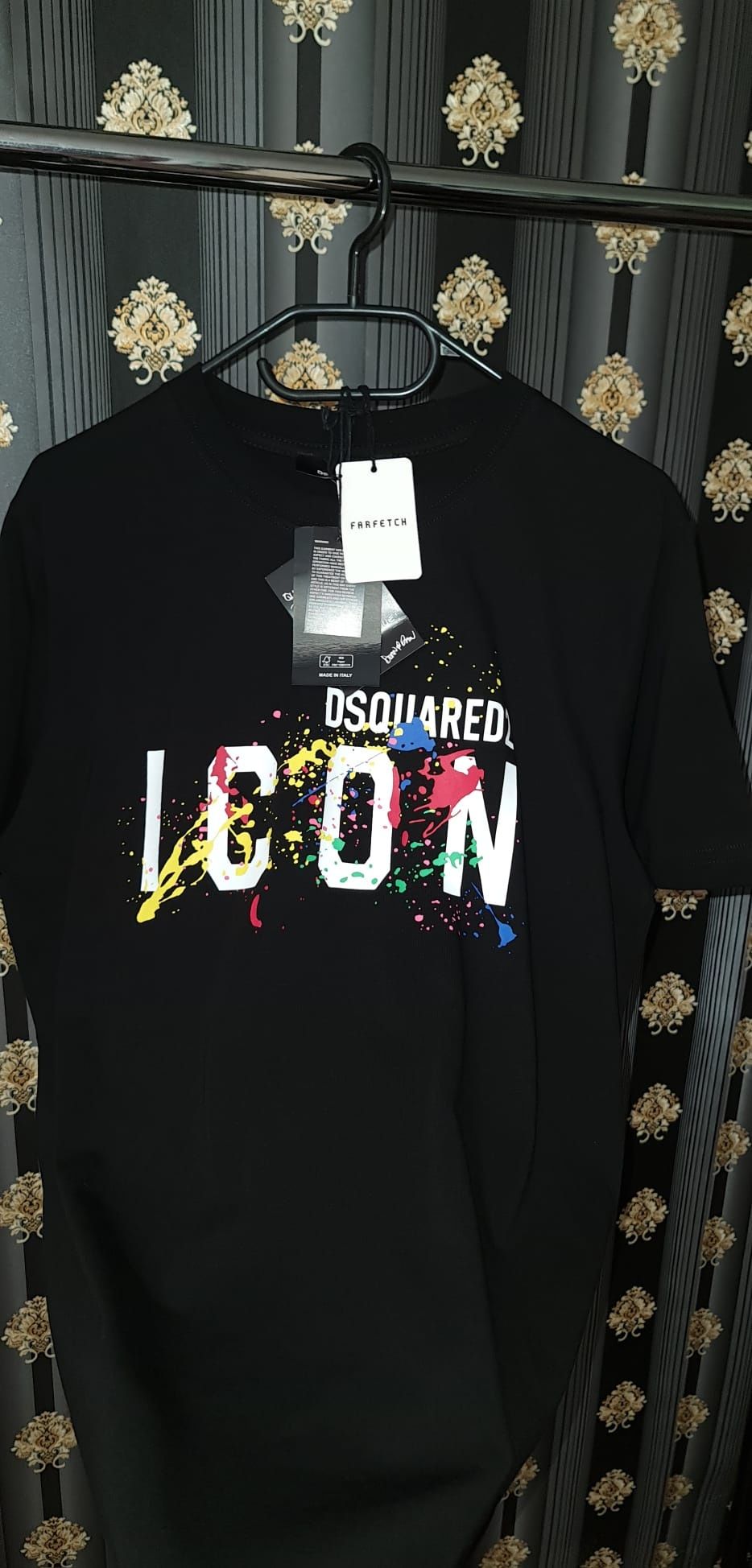 Tricou Dolce&Gabbana alb / Dsquared2 icon