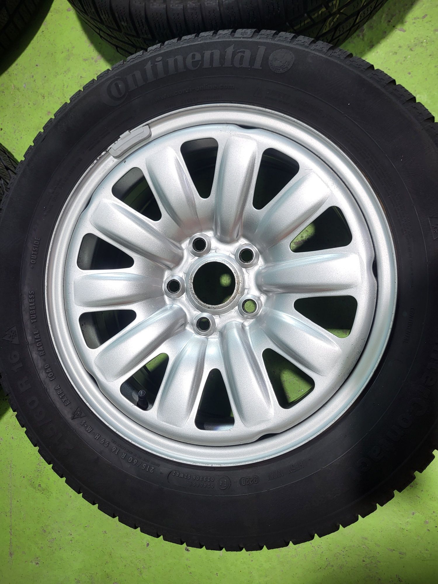16 5x112 Vw Passat Touran Caddy Golf Метални джанти 5х112
