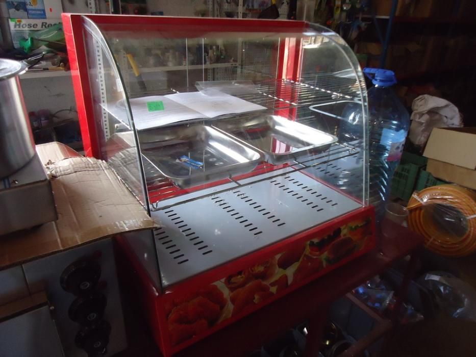 1.Топла витрина Нова настолна за закуски,пържени продукти като картофк