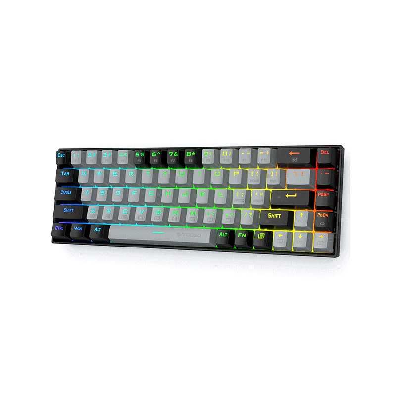 Tastatura Mechanica, Keyboard E-YOOSO Z-686 65%, RGB, Cherry MX Comp