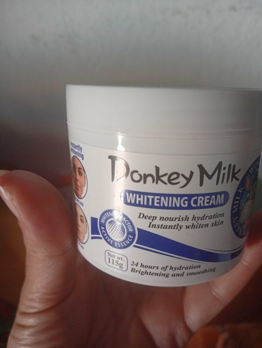 Избелващ крем с магарешко мляко