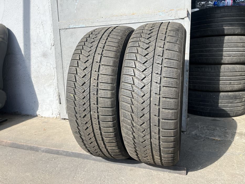 2 бр. зимни гуми 214/55/17 Continental DOT 2019 5 mm