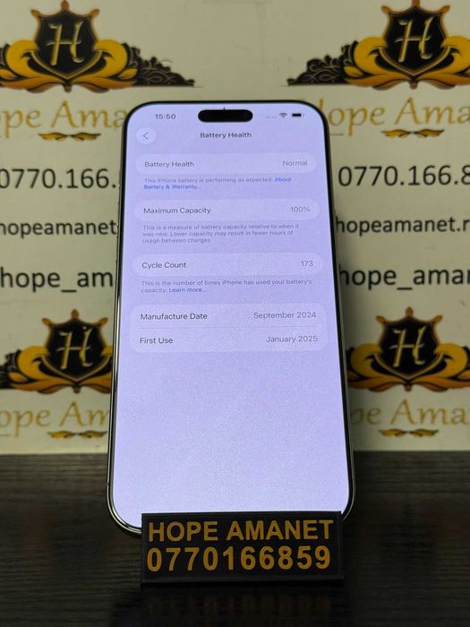 Hope Amanet P10/Iphone 16 Pro Max,256 GB