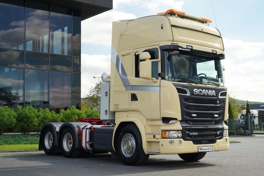 Scania R 580 / V8 / 6x4 / GVM: 95.000 KG / I-PARK COOL/ OPTICRUISE / REMORCĂ TRACTOR 3 AXIE