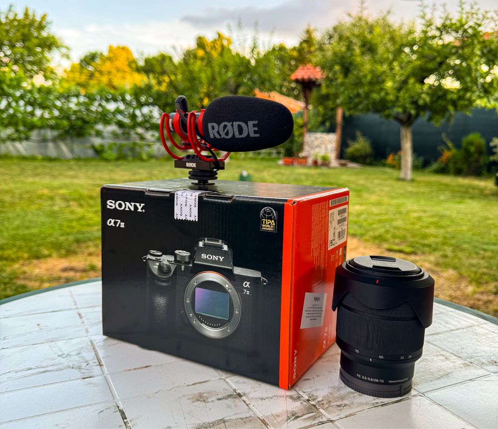 Sony a7III ЧИСТО НОВА + подаръци