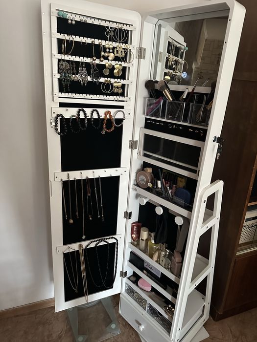 Белый шкаф трюмо б/у