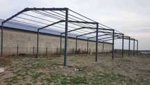 Vand hale pe structura metalică demontabila