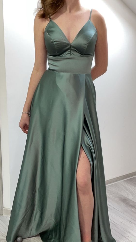 rochie de vara verde smarald