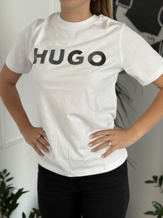 Tricou Hugo alb