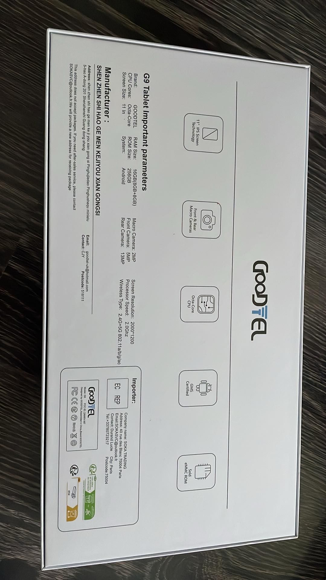 Vând tableta goodtel G9