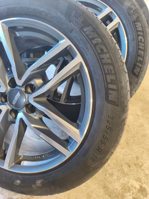 Alutec 18цола 5х112 ет38 J8 гуми Мишелин 225 55 18
