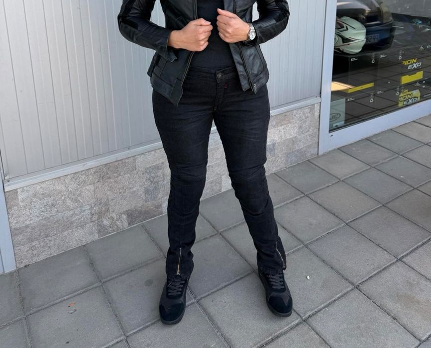 Дамсмки мото дънки