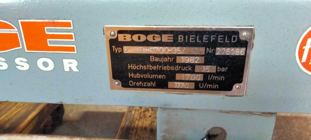 Compresor cu piston Boge