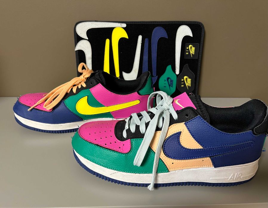 Nike Air Force 1/1 Black Multi-Color, номер 42.5