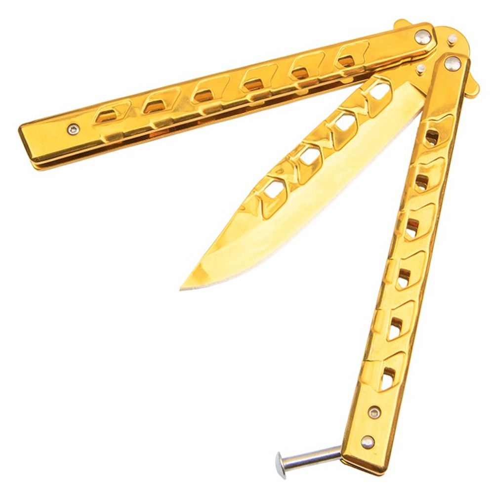 Briceag fluture Future Wings, otel inoxidabil, 24 cm, auriu