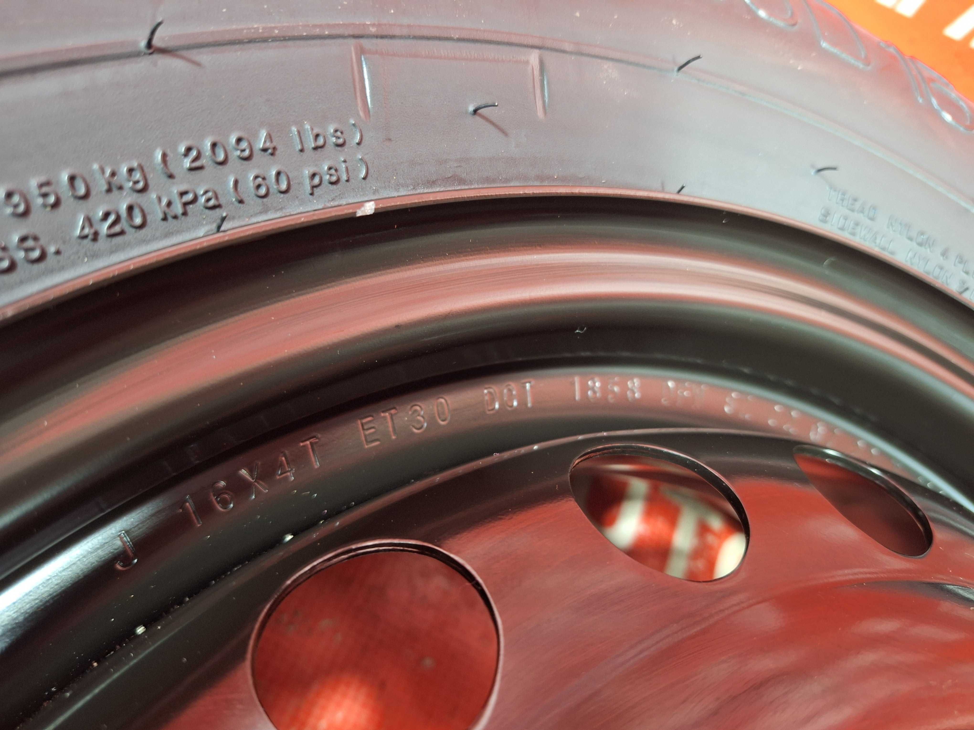Roata Rezerva SLIM 5x114.3 16'' Nisan Renault Captur Dacia Duster 2022