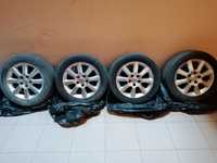 Оригинални алуминиеви джанти с летни гуми Toyota corolla verso 2004г+