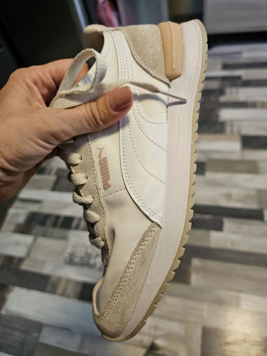 Puma Маратонки R78 WIND NYLON Warm White-PUMA White-Des