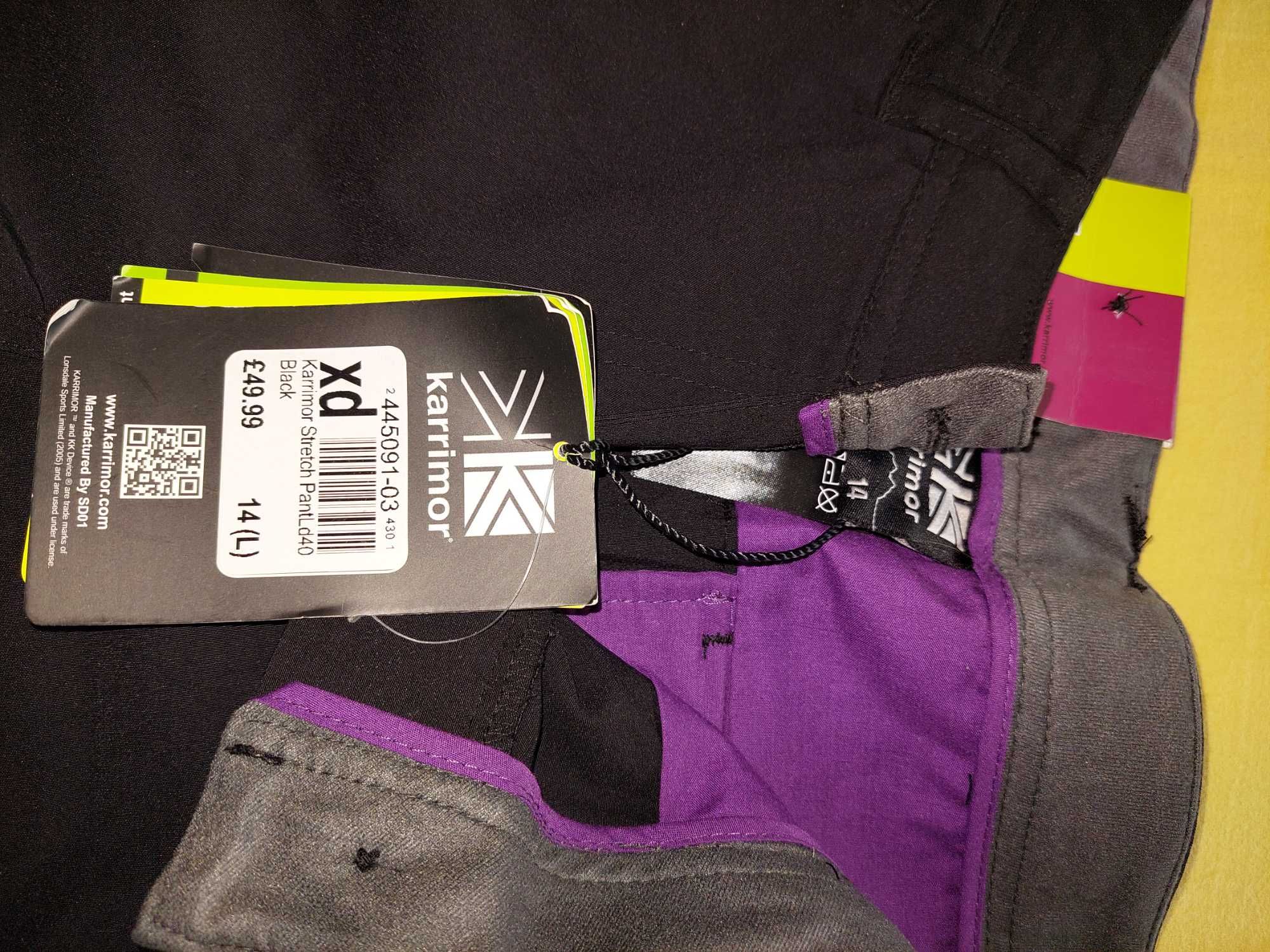 Дамски туристически панталон Karrimor, нов с етикет, размер 14